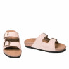 Dámské sandály 5117 nubuk peach