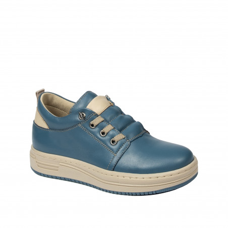 Dětské boty 2028 modrá kombinovaná