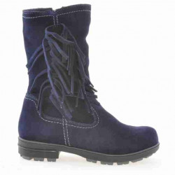 Dětské boty 3208 indigo velur