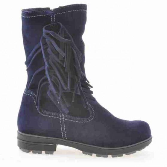 Dětské boty 3208 indigo velur