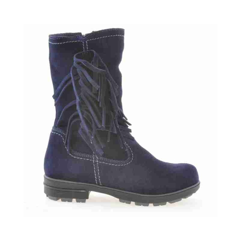 Dětské boty 3208 indigo velur