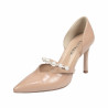 Elegantní dámské boty 1350 lak béžový