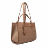Dámská plážová taška 045g camel+karamelová rafie