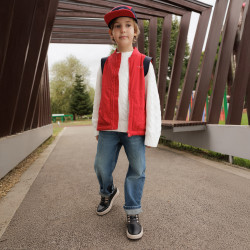Dětské boty 2028 černá kombinace lifestyle