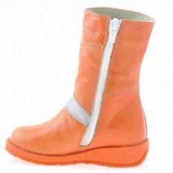 Malé dětské boty 23c oranžové