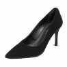 Elegantní dámské boty 1320 černý velur