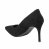 Elegantní dámské boty 1320 černý velur