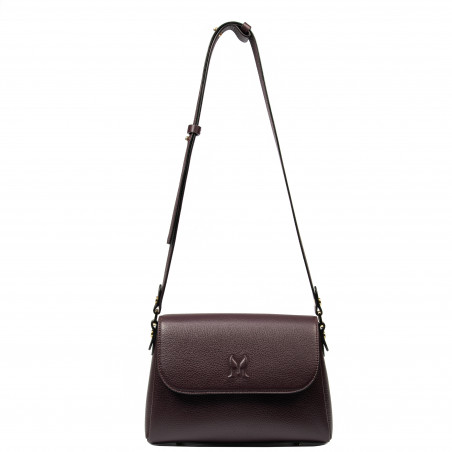 Dámská ramenní taška 040g black cherry