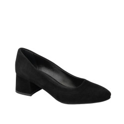 Elegantní dámské boty 1331 černý velur