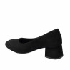 Elegantní dámské boty 1331 černý velur