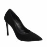 Elegantní dámské boty 1302 černý velur