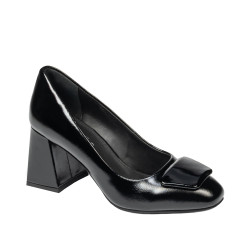 Elegantní dámské boty 1324 černý lak