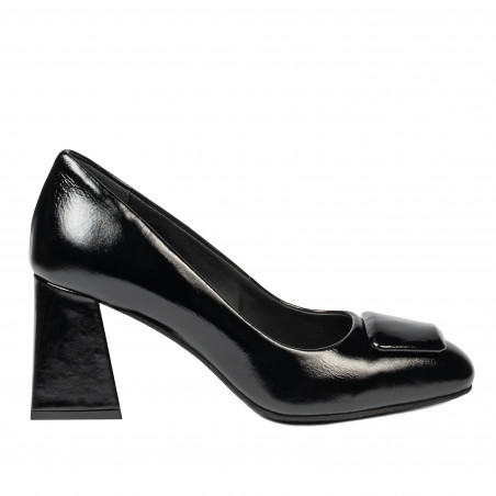 Elegantní dámské boty 1324 černý lak