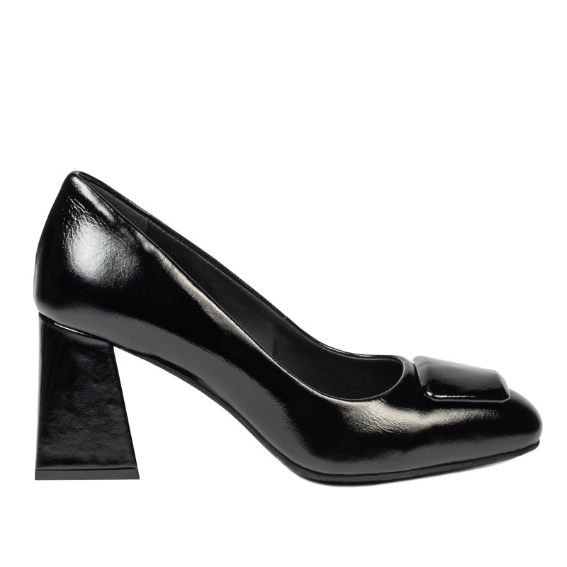Elegantní dámské boty 1324 černý lak