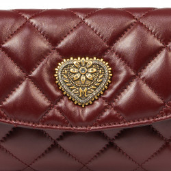 Dámská taška na rameno 048g burgundy