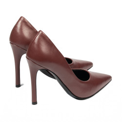 Elegantní dámské boty 1302 hnědé