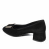 Elegantní dámské boty 1321 černý velur