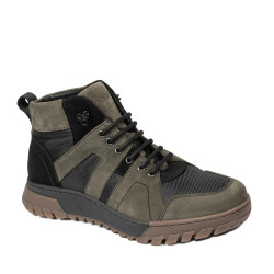 Pánské boty 4153 bufo khaki+černé