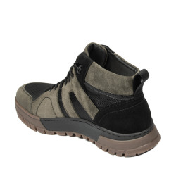 Pánské boty 4153 bufo khaki+černé