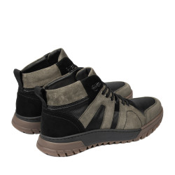 Pánské boty 4153 bufo khaki+černé
