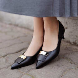 Elegantní dámské boty 1358 černé lifestyle