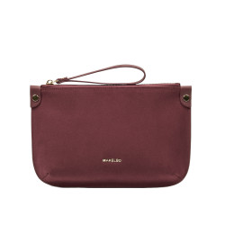 Dámská kabelka do ruky 211g burgundy camoscio