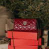 Dámská taška na rameno 048g burgundy lifestyle