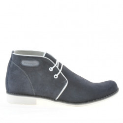 Teenagerové boty 464 indigo velur+bílá