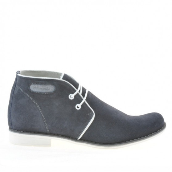 Teenagerové boty 464 indigo velur+bílá