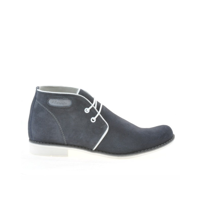 Teenagerové boty 464 indigo velur+bílá