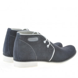 Teenagerové boty 464 indigo velur+bílá
