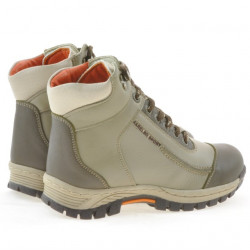 Dětské boty 3219 písek+kaki