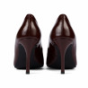 Dámské elegantní boty 1363 bordo lak