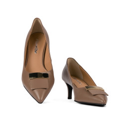 Elegantní dámské boty 1358 capucino