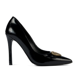 Elegantní dámské boty 1364 černý lak