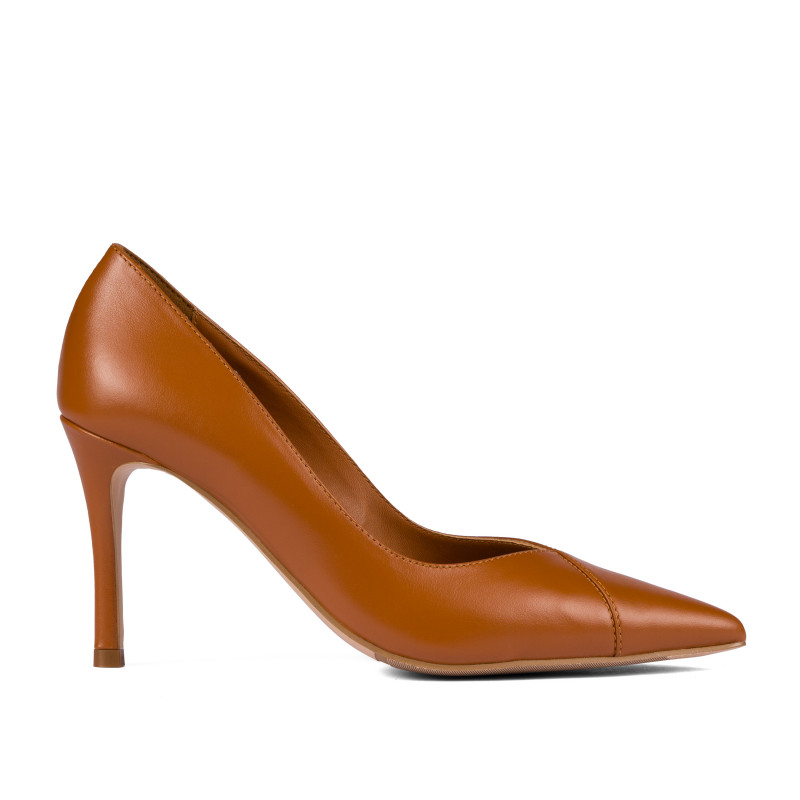 Elegantní dámské boty 1325 koňakově hnědé