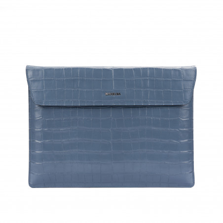 Pouzdro na laptop 309g 01 croco modrá