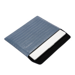 Pouzdro na laptop 309g 01 croco modrá