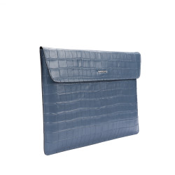 Pouzdro na laptop 309g 01 croco modrá