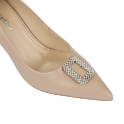 Elegantní dámské boty 1318 béžové
