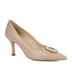Elegantní dámské boty 1318 béžové