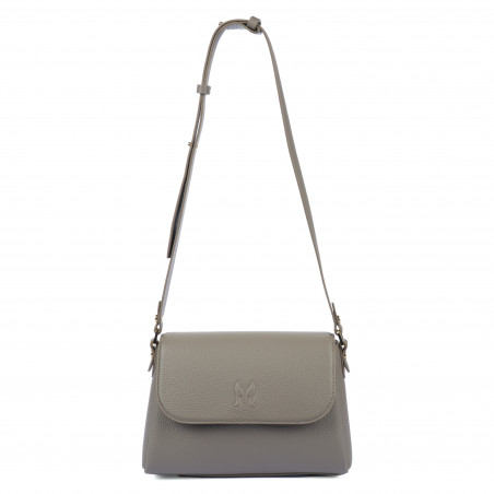 Dámská kabelka přes rameno 040g taupe