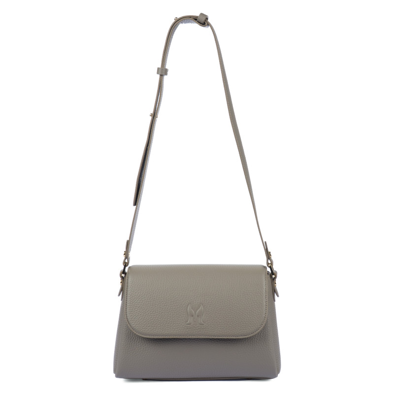 Dámská kabelka přes rameno 040g taupe