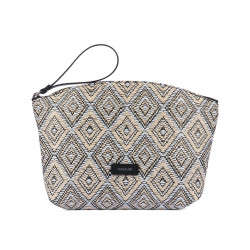 Dámská kabelka do ruky 213g 01 raffia noir