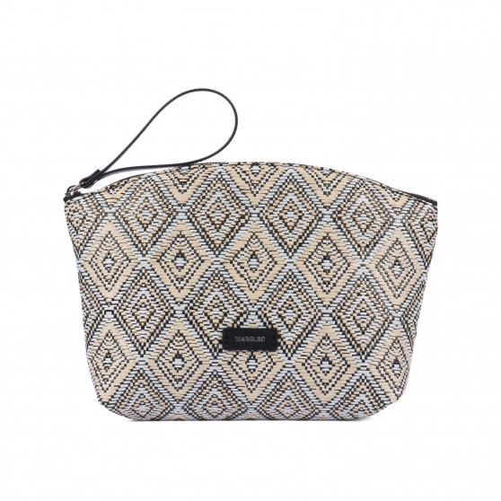Dámská kabelka do ruky 213g 01 raffia noir