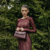 Dámská kabelka přes rameno 041g bordo lifestyle