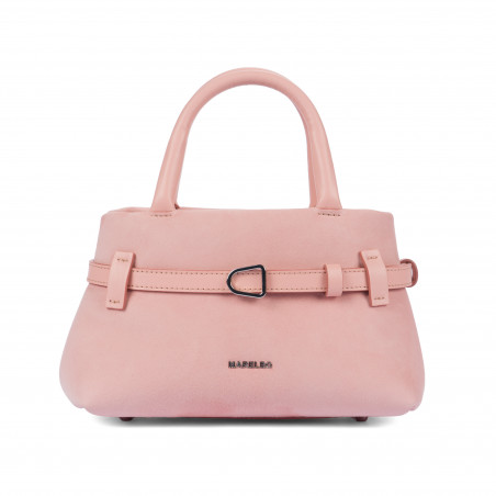 Dámská kabelka do ruky 056g 01 camoscio baby pink