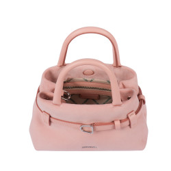 Dámská kabelka do ruky 056g 01 camoscio baby pink