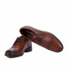 Elegantní pánské boty 822-1 v koňakové barvě