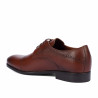 Elegantní pánské boty 822-1 v koňakové barvě